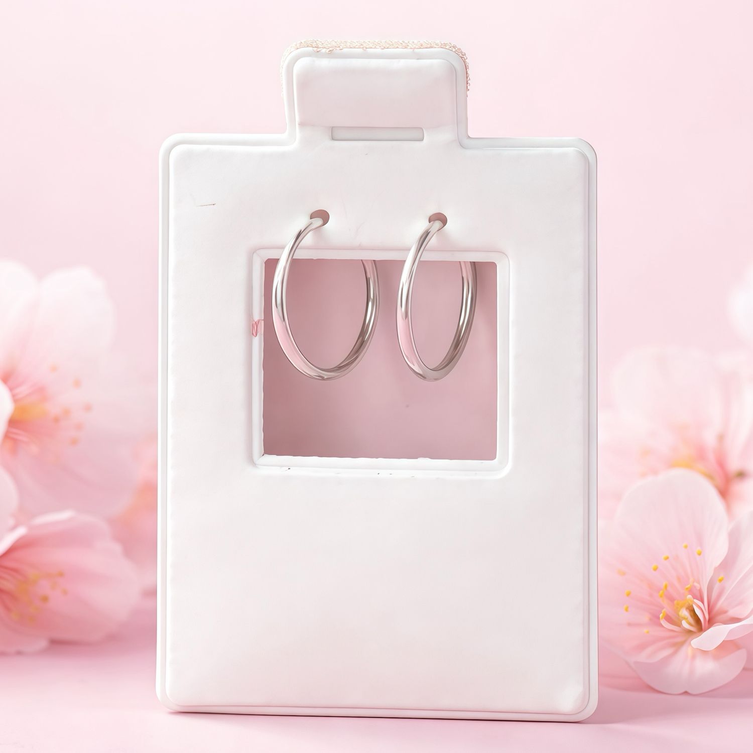 Arracada Basica Mini   Plata 925 MX