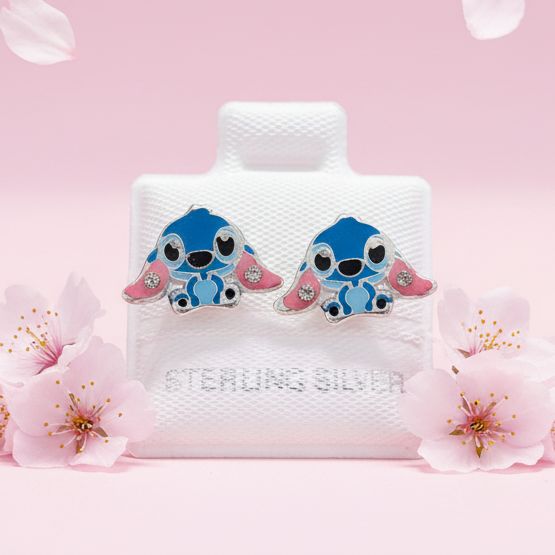 Broquel Animalito Azul con esmalte Plata 925