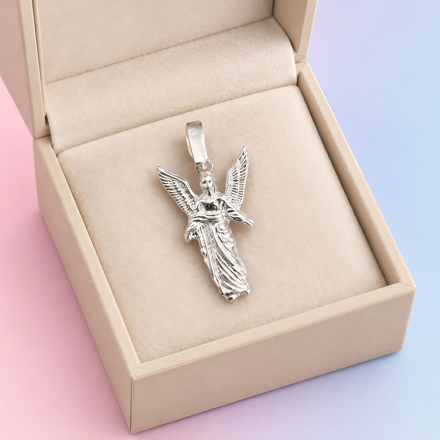 Dije San Rafael Arcangel 2.8cm, Plata 925 Mexicana