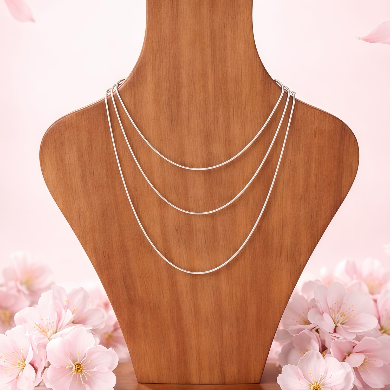 Cadena Colita de Rata 1mm 18" Plata 925 Italiana