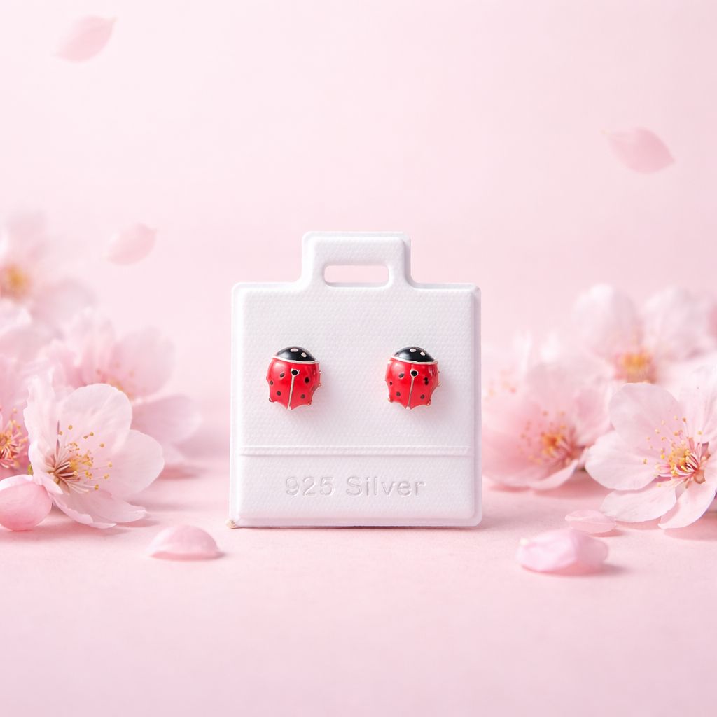 Broquel Catarina Inflada Chica  Plata 925 Mexicana 