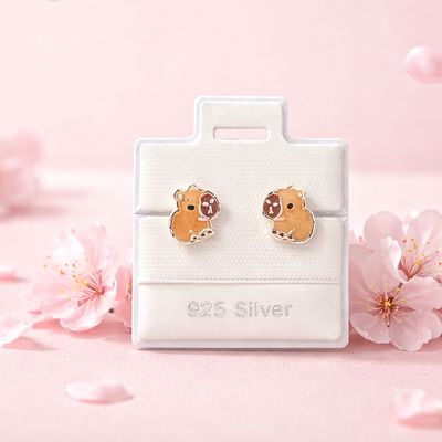 Broquel Capibara Esmaltado Plata 925 Mexicana  