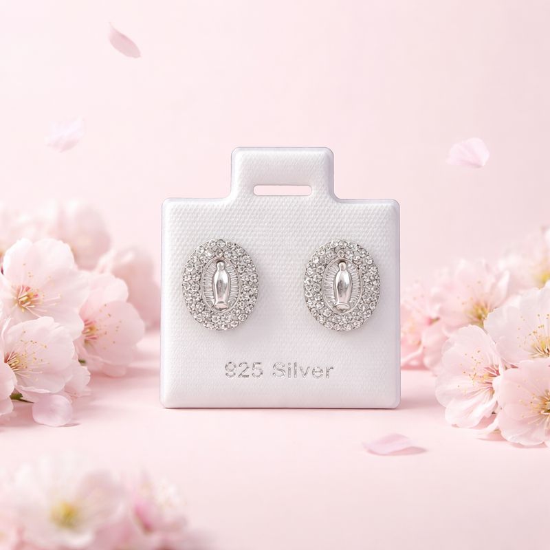 Broquel virgen especial pasta, mide 1 cm plata 925 mexicana