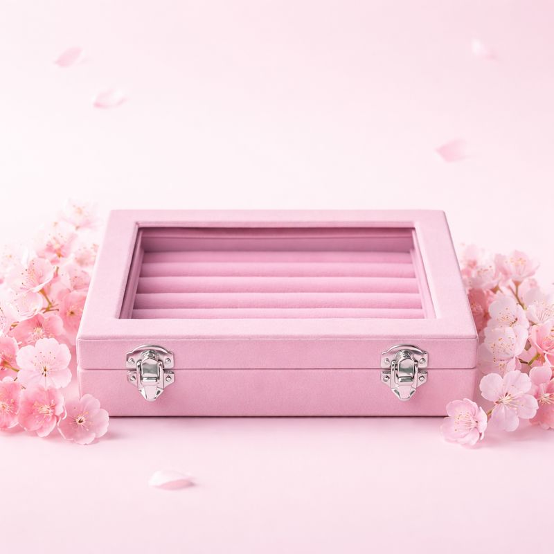 Estuche para Anillos Rosado 