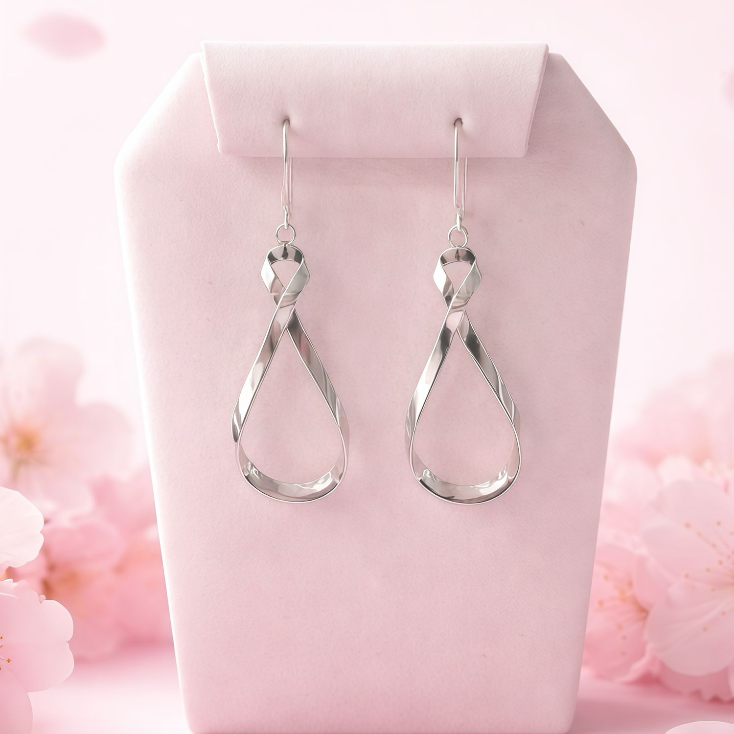 Arete Largo Movil  Plata 925 MX