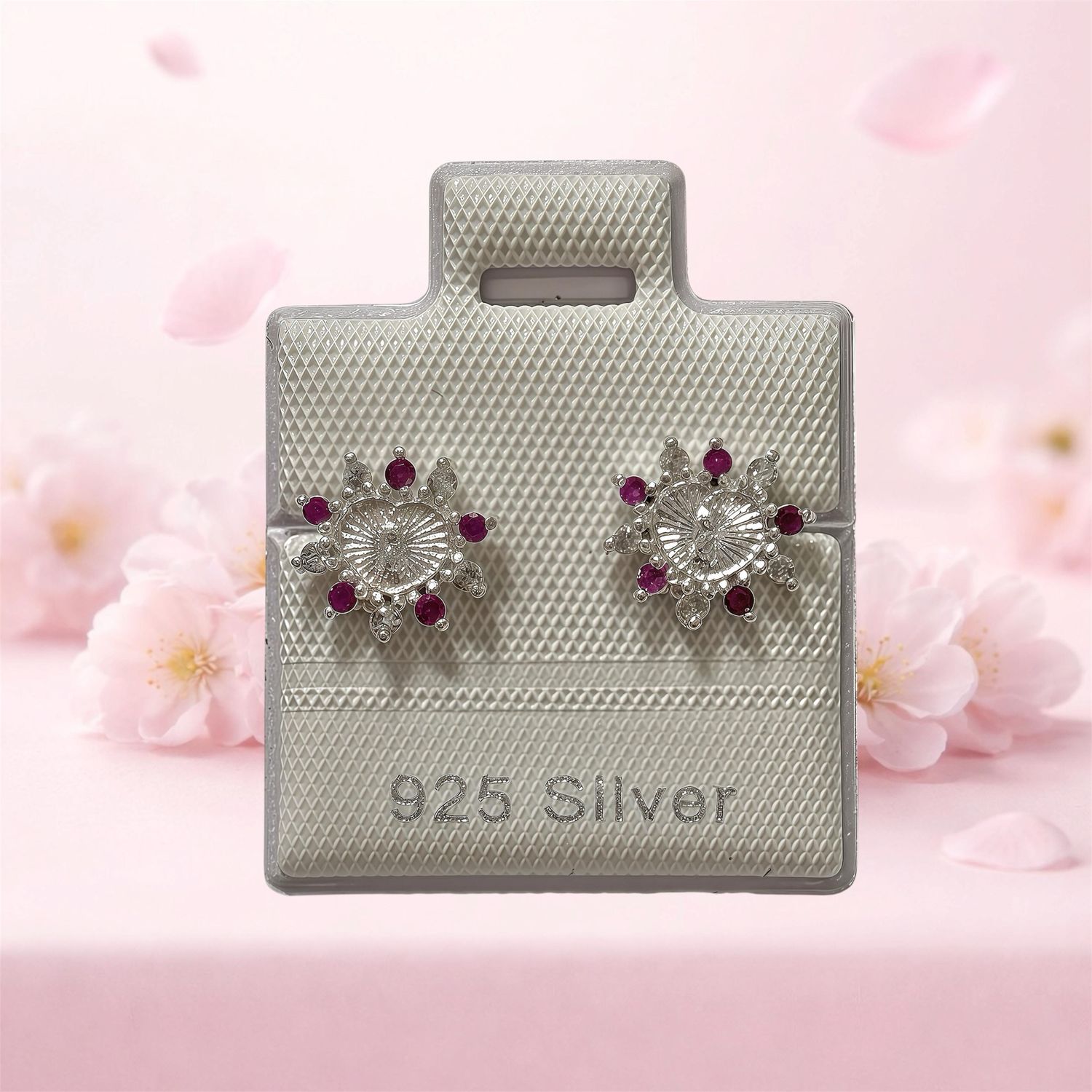 Broquel Premium Virgen de Guadalupe Corazon Rojo y Blanco plata 925