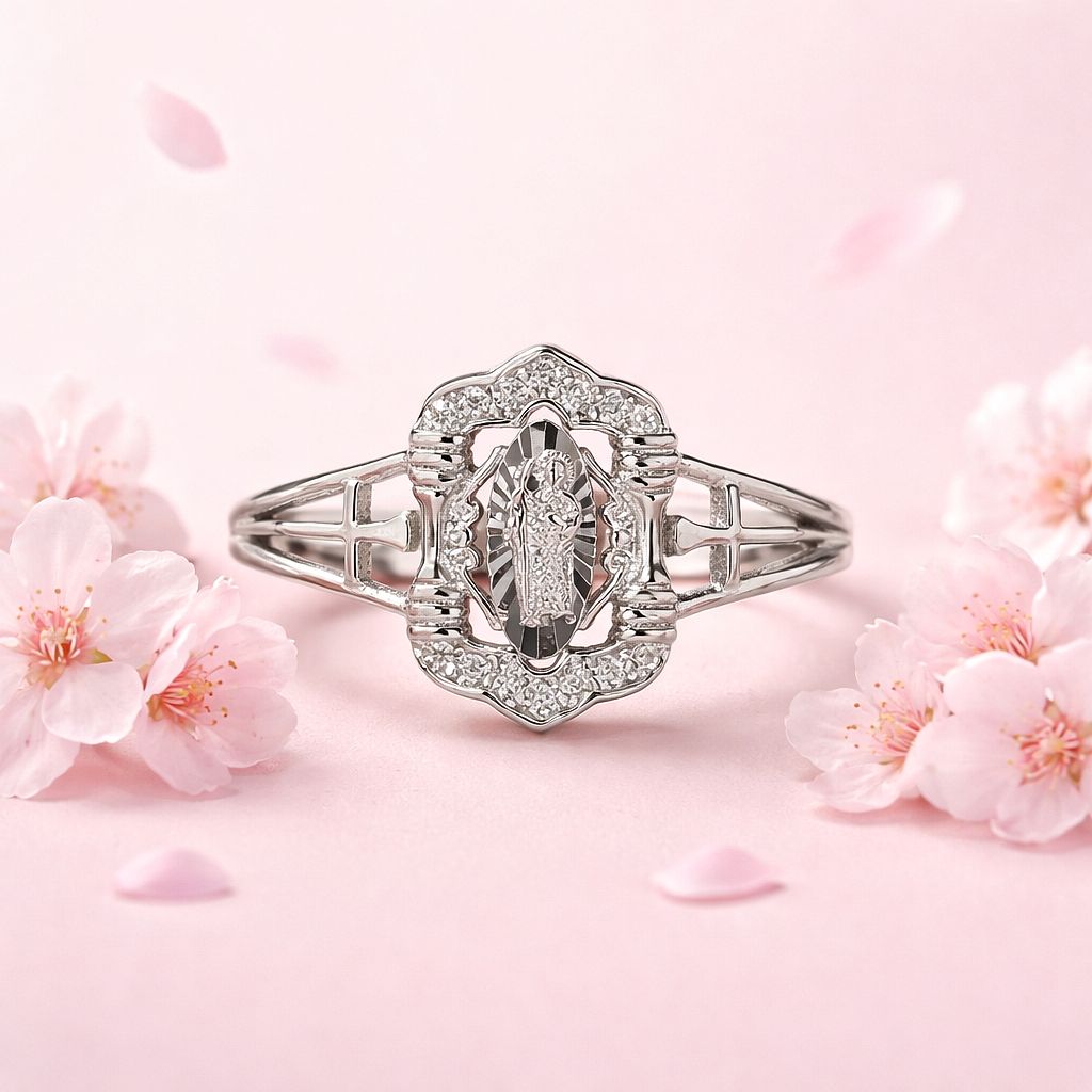 Anillo San Judas Plata Italiana 925 con Rodio