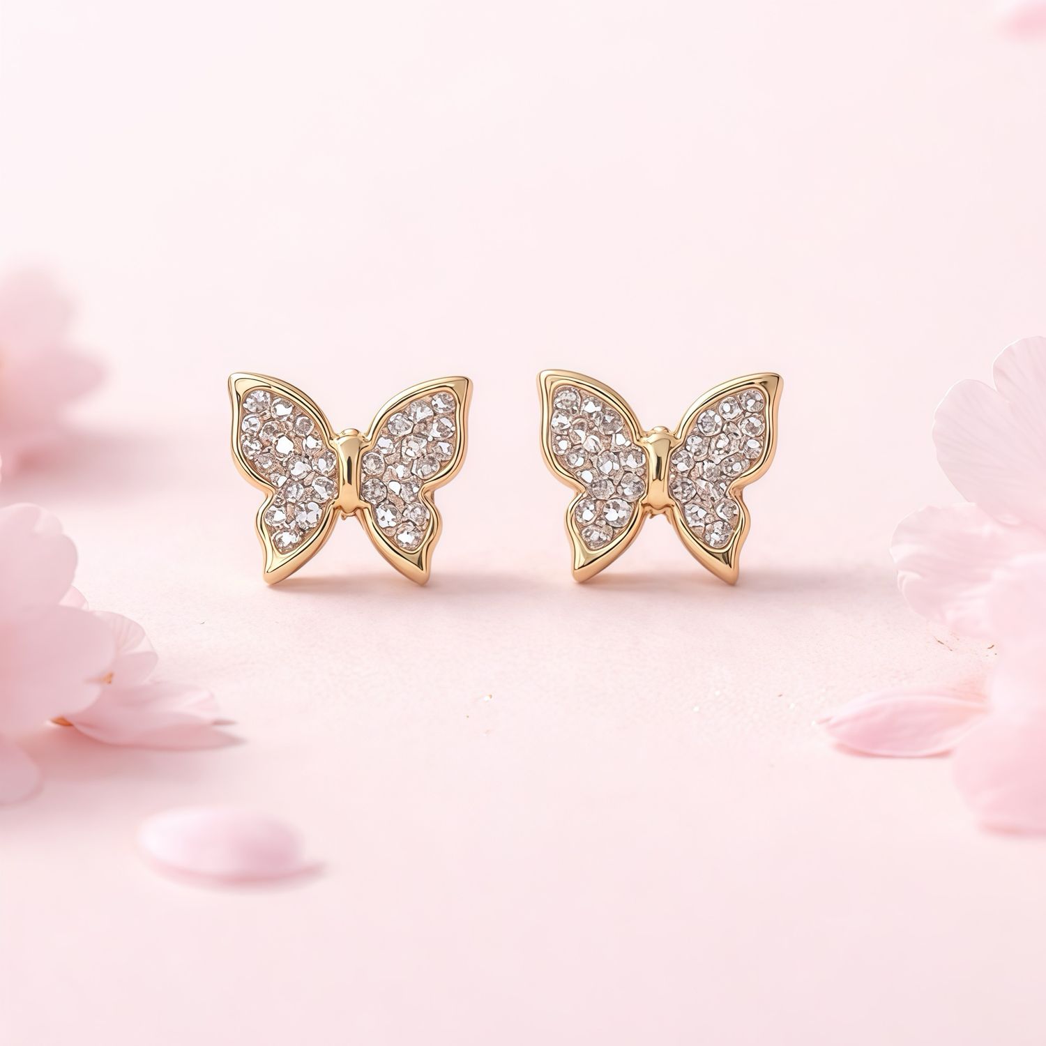 Broquel Pasta  Mariposa  11.5mm Oro 10K