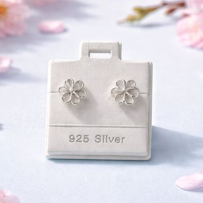Broquel Flor calada Plata 925 MX