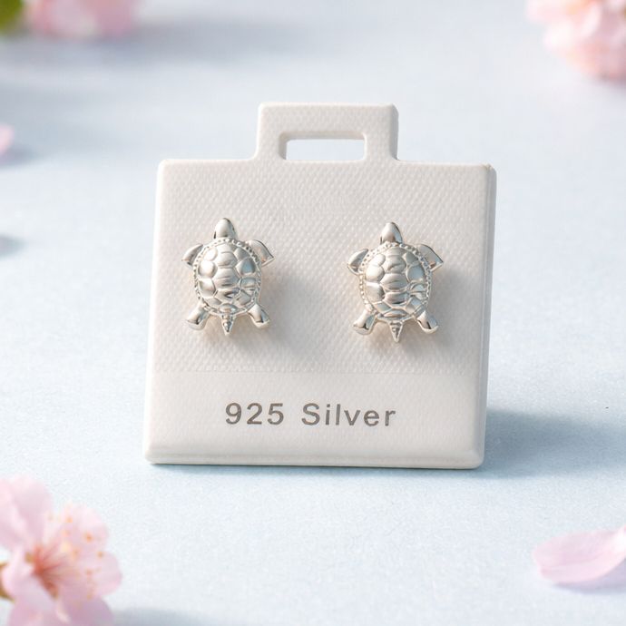 Broquel Tortuga Arenada Plata 925 MX