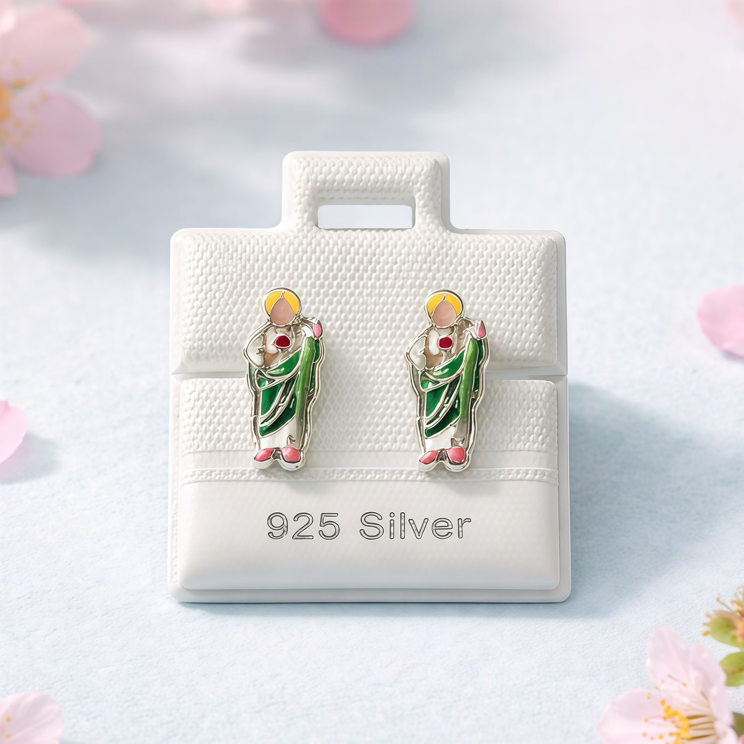 Broquel San Judas Esmaltado Plata 925 MX