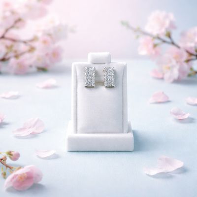 Huggie Premium Micropabe Marquiz  Italiana Plata 925 miden 9MM