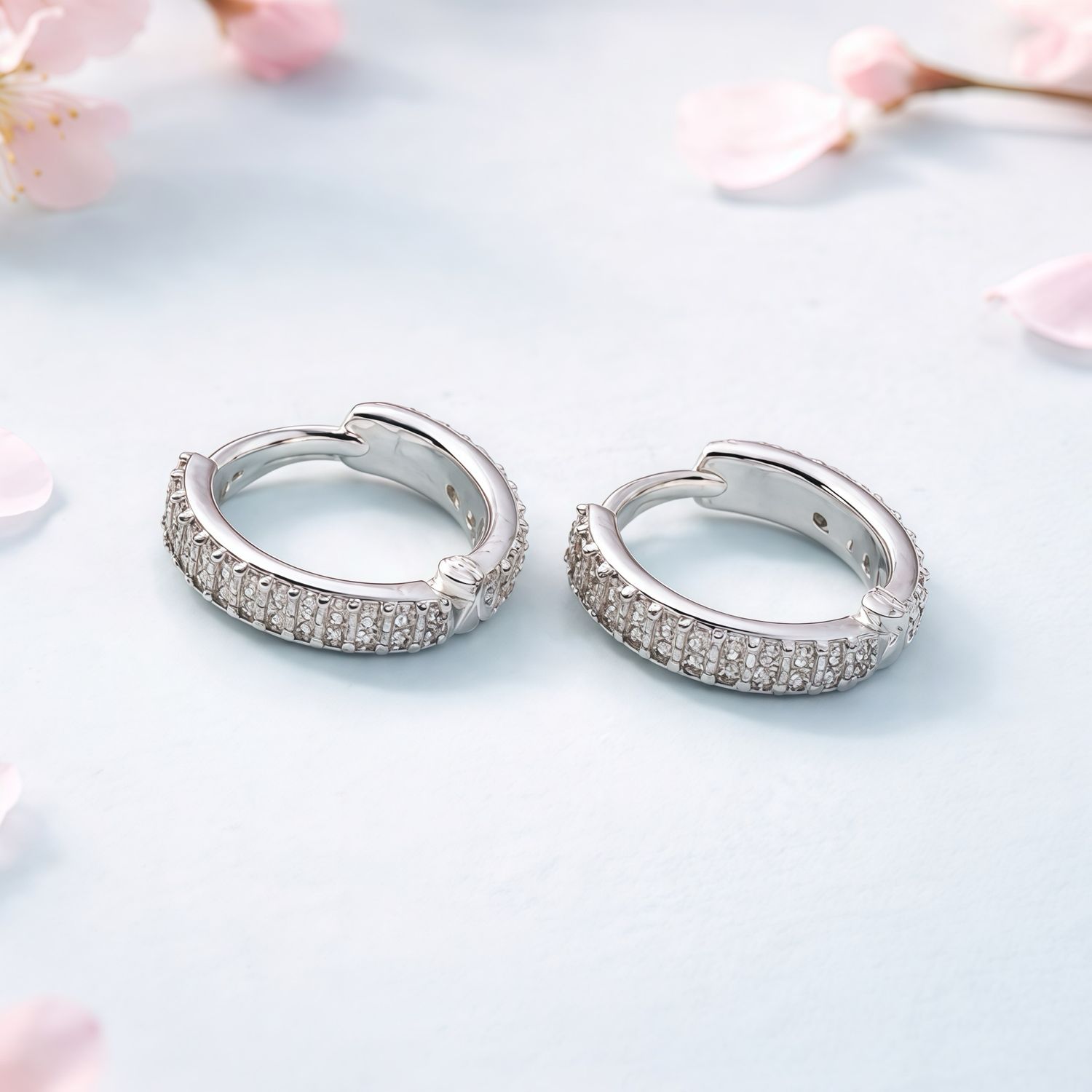 Huggie Micropabe 1.5cm Plata 925 MX