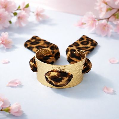 Pulsera estilo Retro Leopardo Print Bisutería Fina