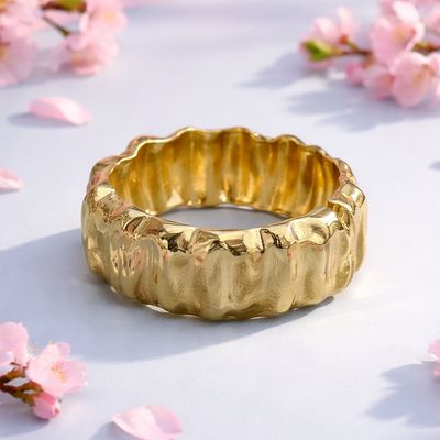 Brazalete Fashion Dorado Bisutería en Acero Brazalete Fashion Dorado Bisutería en Acero