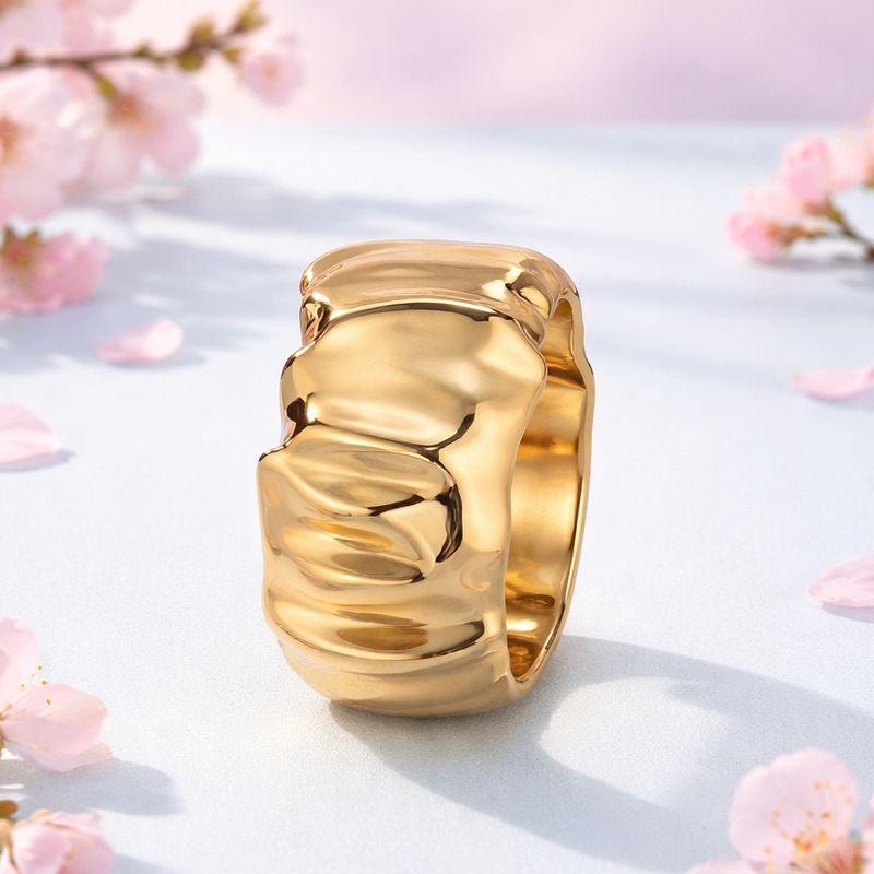 Brazalete Fashion Dorado  Bisutería en Acero