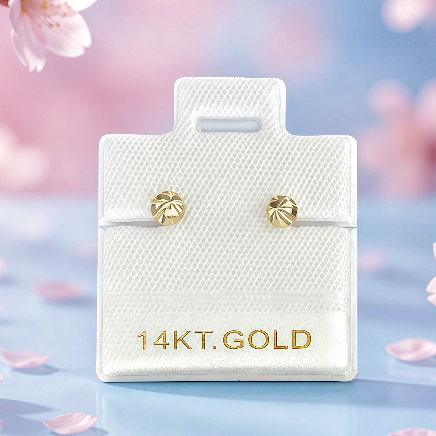 14K Gold Egg with Chick Earrings