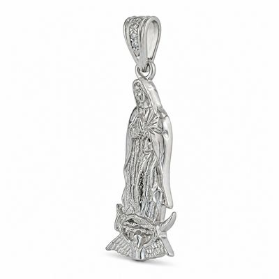Dije Virgen de Guadalupe Plata 925 mexicana