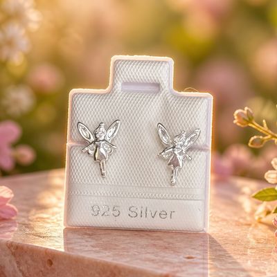 Broquel Hada 10mm Plata 925 Mexicana