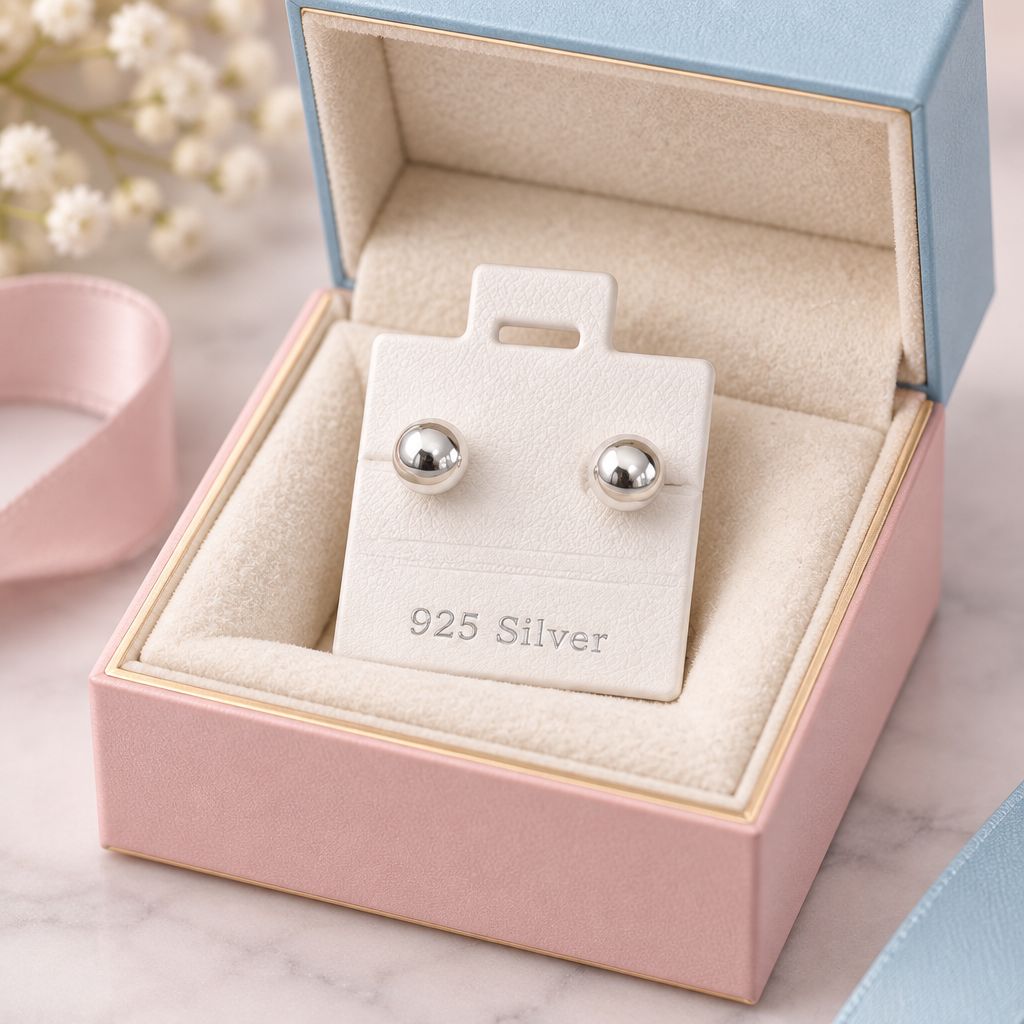 Broquel Dormilona  5.5mm Plata 925 MX
