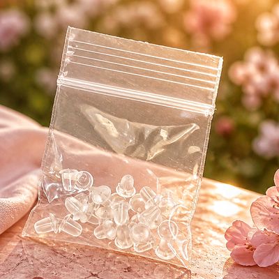 Paquete Taponcitos Silicon para arete y Broqueles .Thailandesa