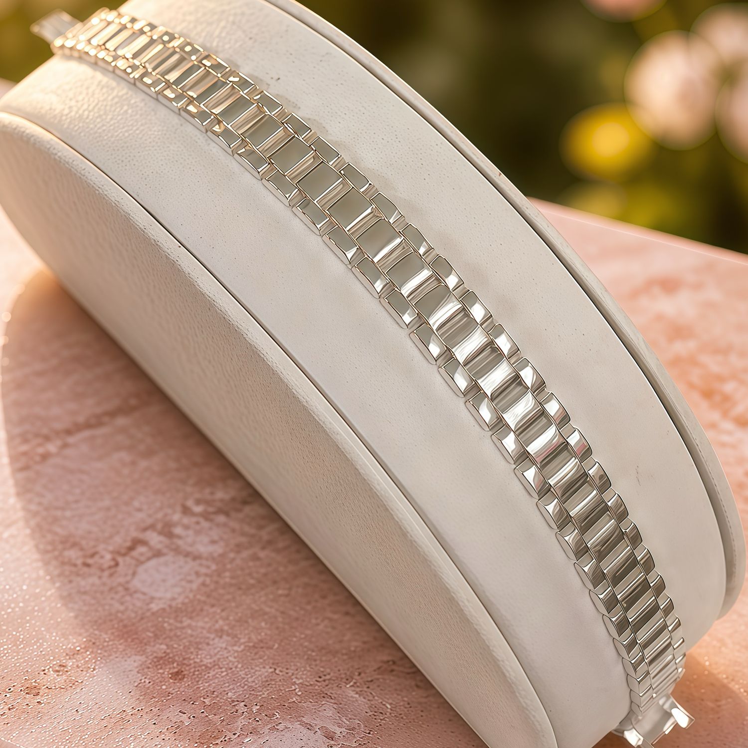 Pulsera Tipo RXS 9MM de ancho y 8" de largo Plata 925 Italiana