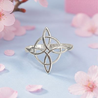 Anillo Nudo de Bruja plata 925 Mexicana Anillo Nudo de Bruja plata 925 Mexicana
