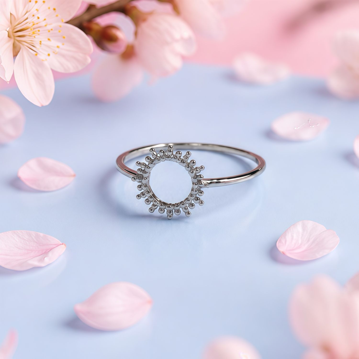 Anillo Fancy Destellos Plata 925 Thailandesa