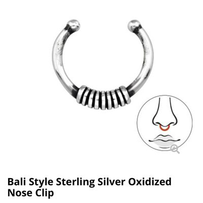 Piercing Nouse (Arete Nariz Clip) Plata 925 Tailandés