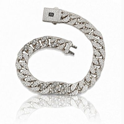 Pulsera Estilo Monaco Diamantada