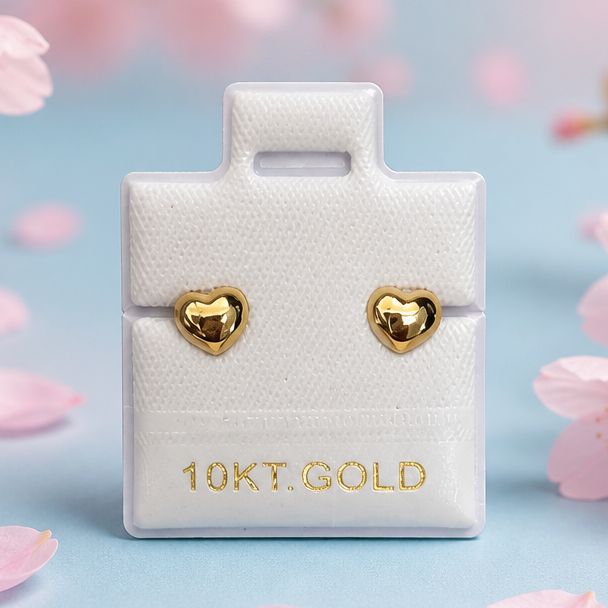 Broquel Corazon Bombacho mini Oro 10K Mexico