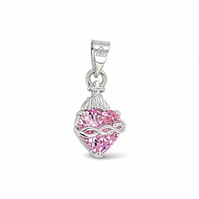 Dije Sagrado Corazon de Jesus Plata 925 mexicana
