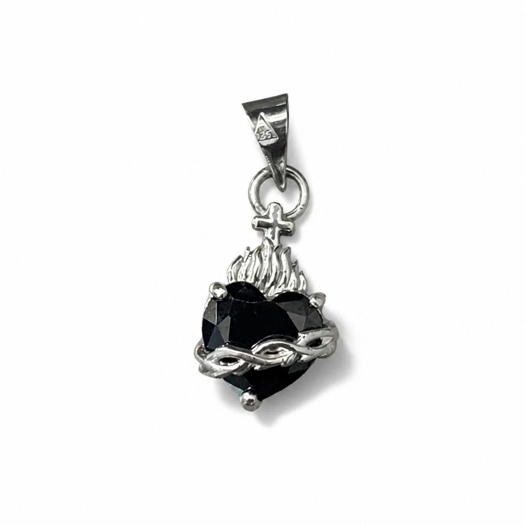 Dije Sagrado Corazon de Jesus Plata 925 mexicana