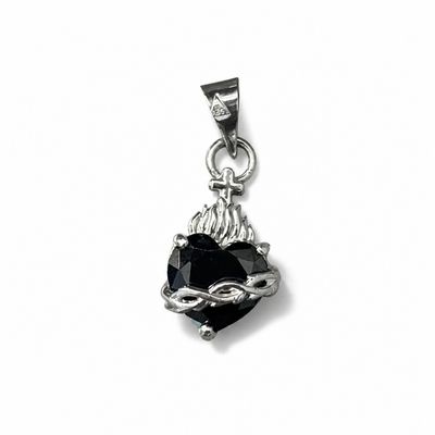 Dije Sagrado Corazon de Jesus Plata 925 mexicana Dije Sagrado Corazon de Jesus Plata 925 mexicana