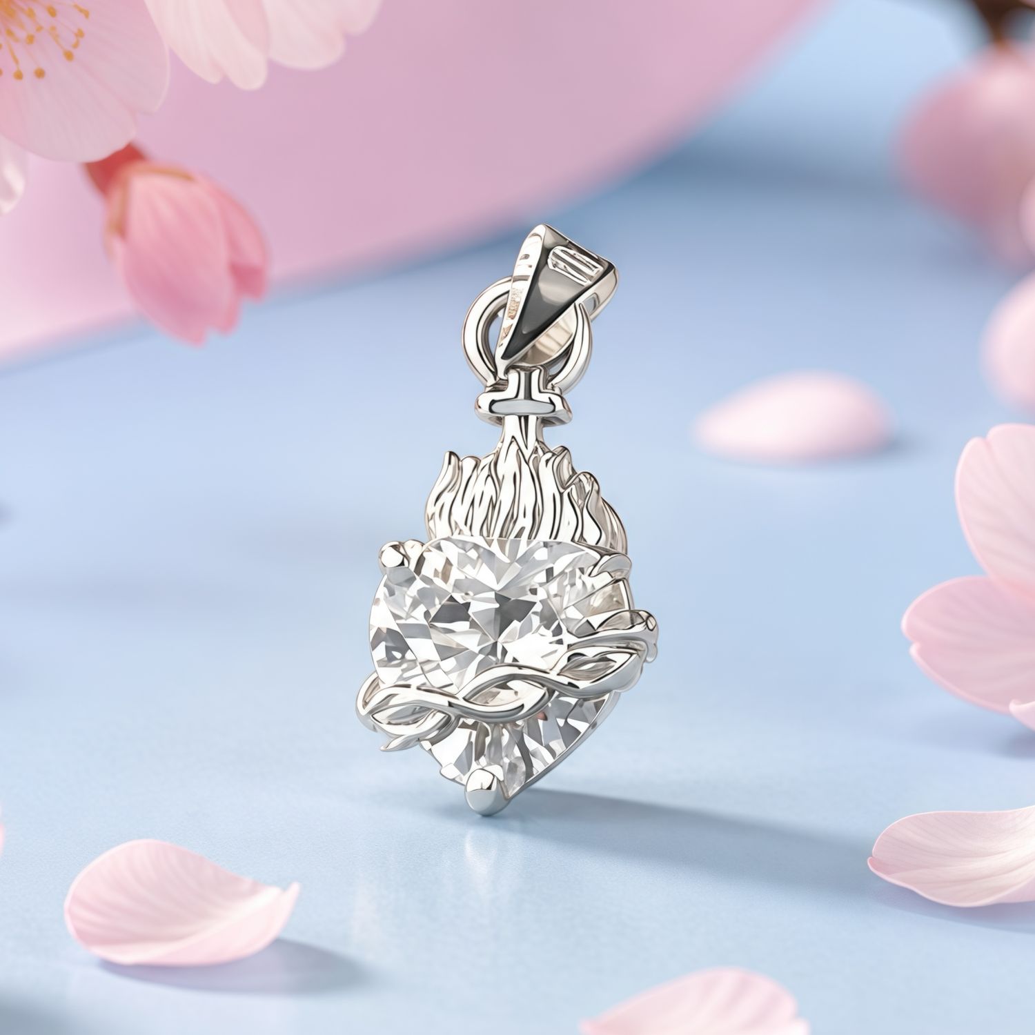 Dije Sagrado Corazon de Jesus Plata 925 mexicana