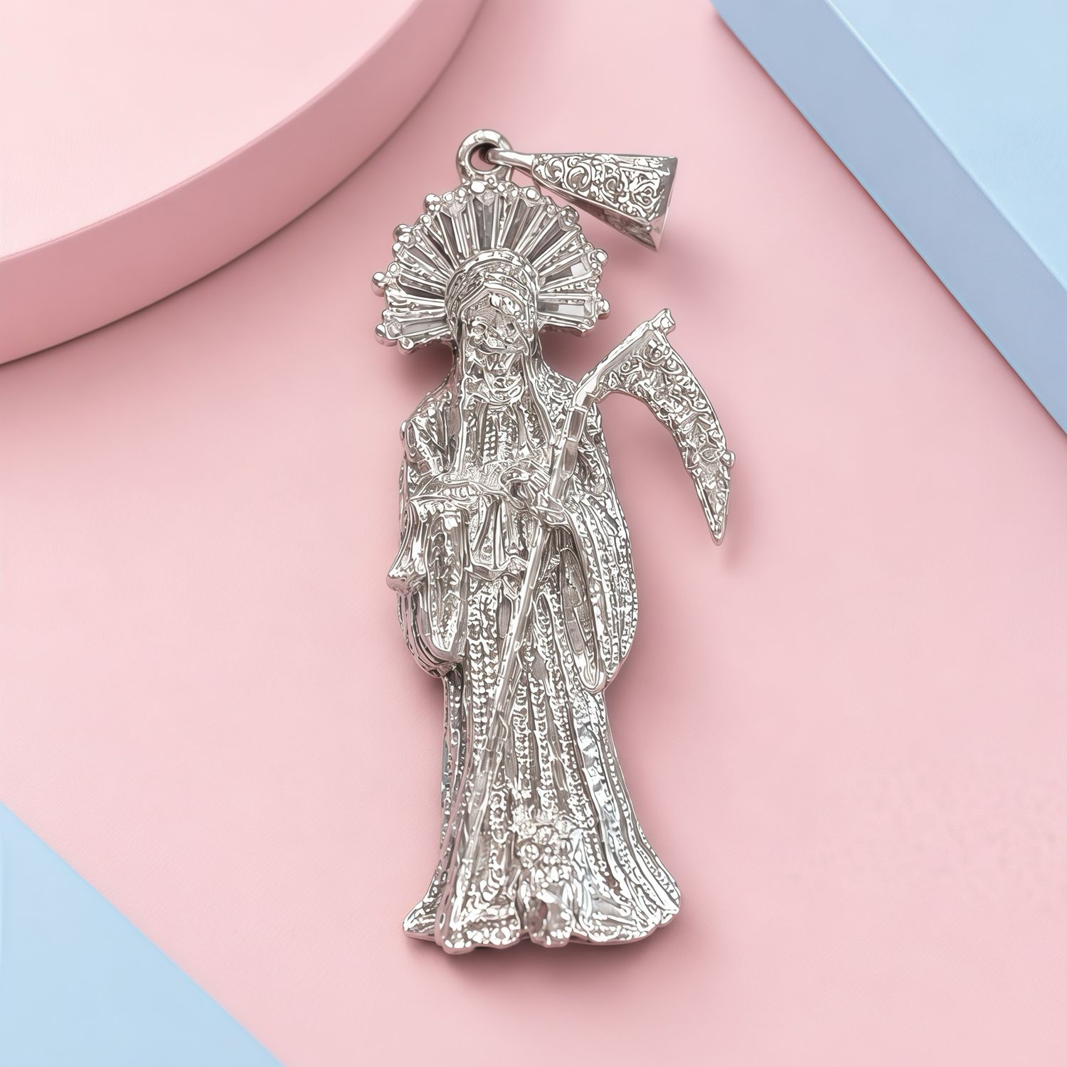 Dije Santa Muerte con ZC'S Plata 925