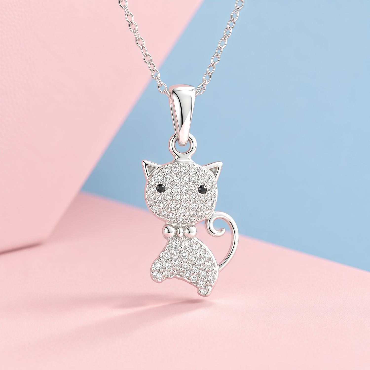 Dije Gatita Micropave Plata 925 Mexicano