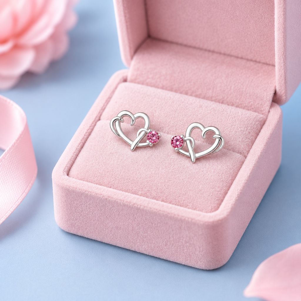 Broquel Corazon Plata 925 Thailandes