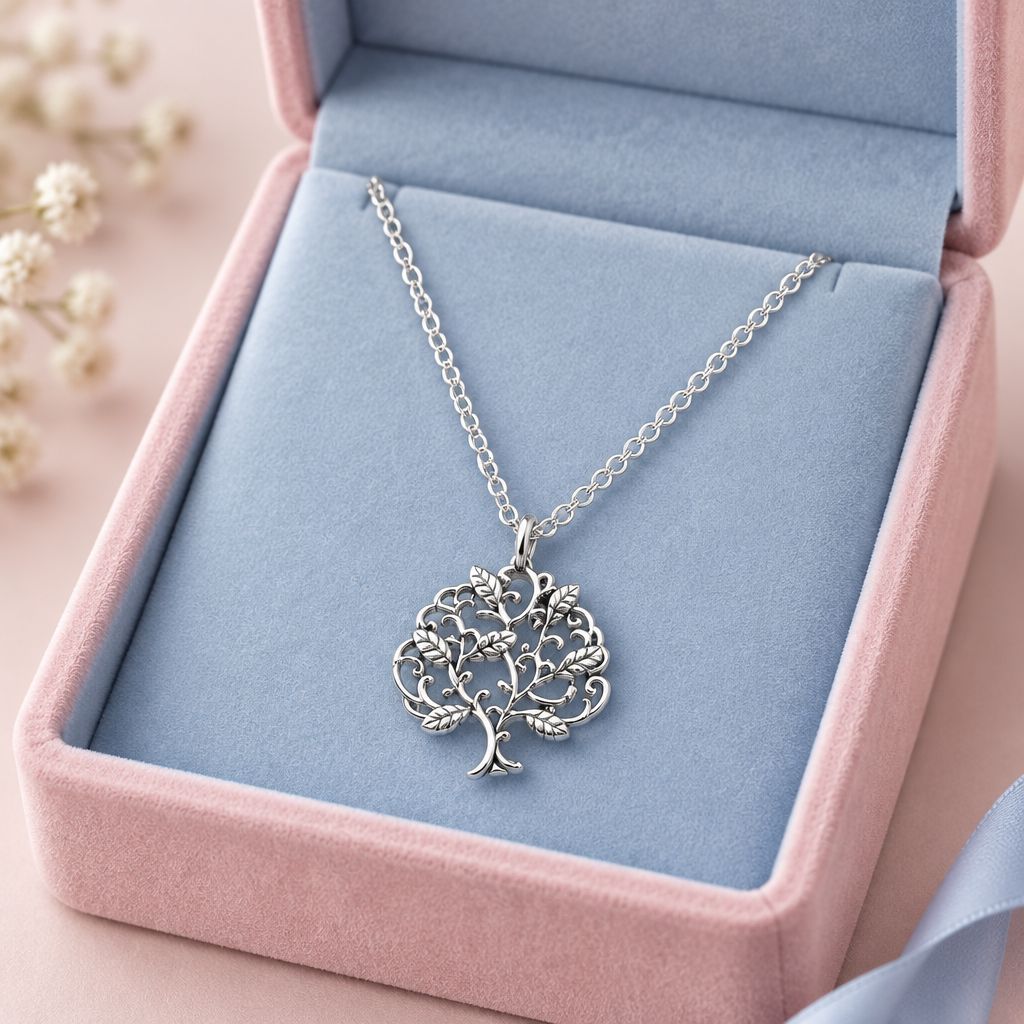Collar Arbol de la vida oxy  Plata 925 Tailandesas