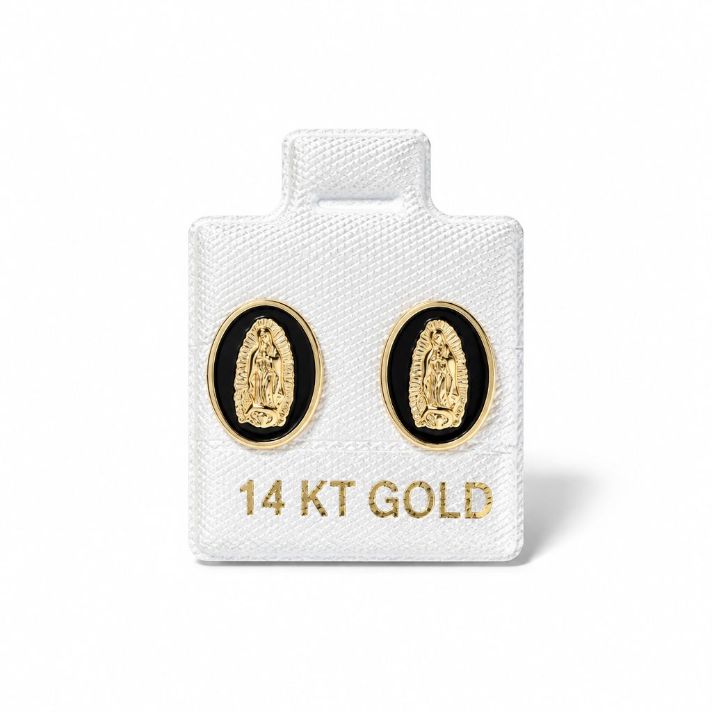 Broquel Virgen Guadalupe Oro 14K