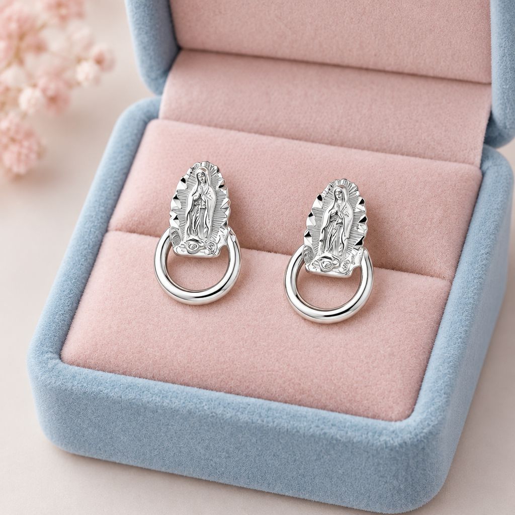 Broquel Virgen Coqueta Plata 925