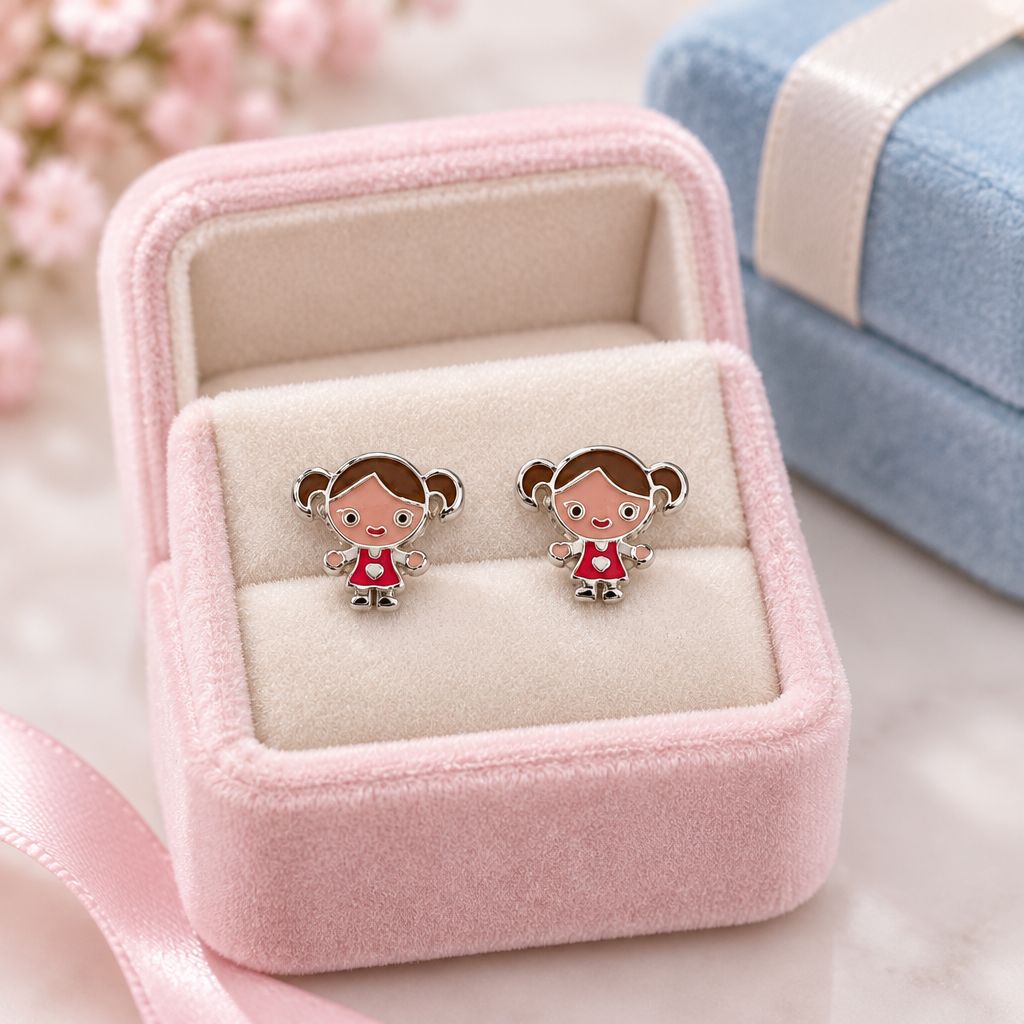 Broquel Nina Esmaltada Plus Plata 925 MX