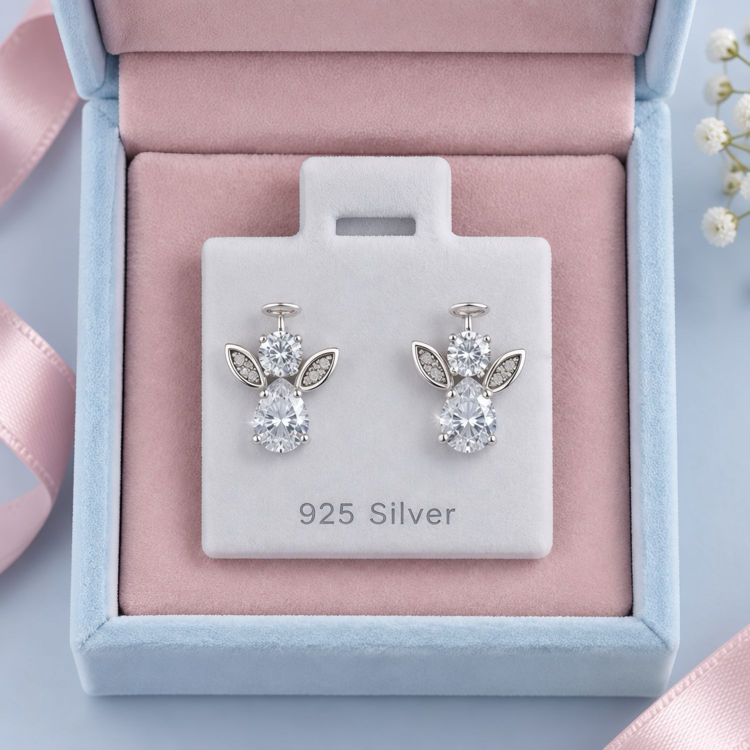 Broquel Angelito grande Plata 925