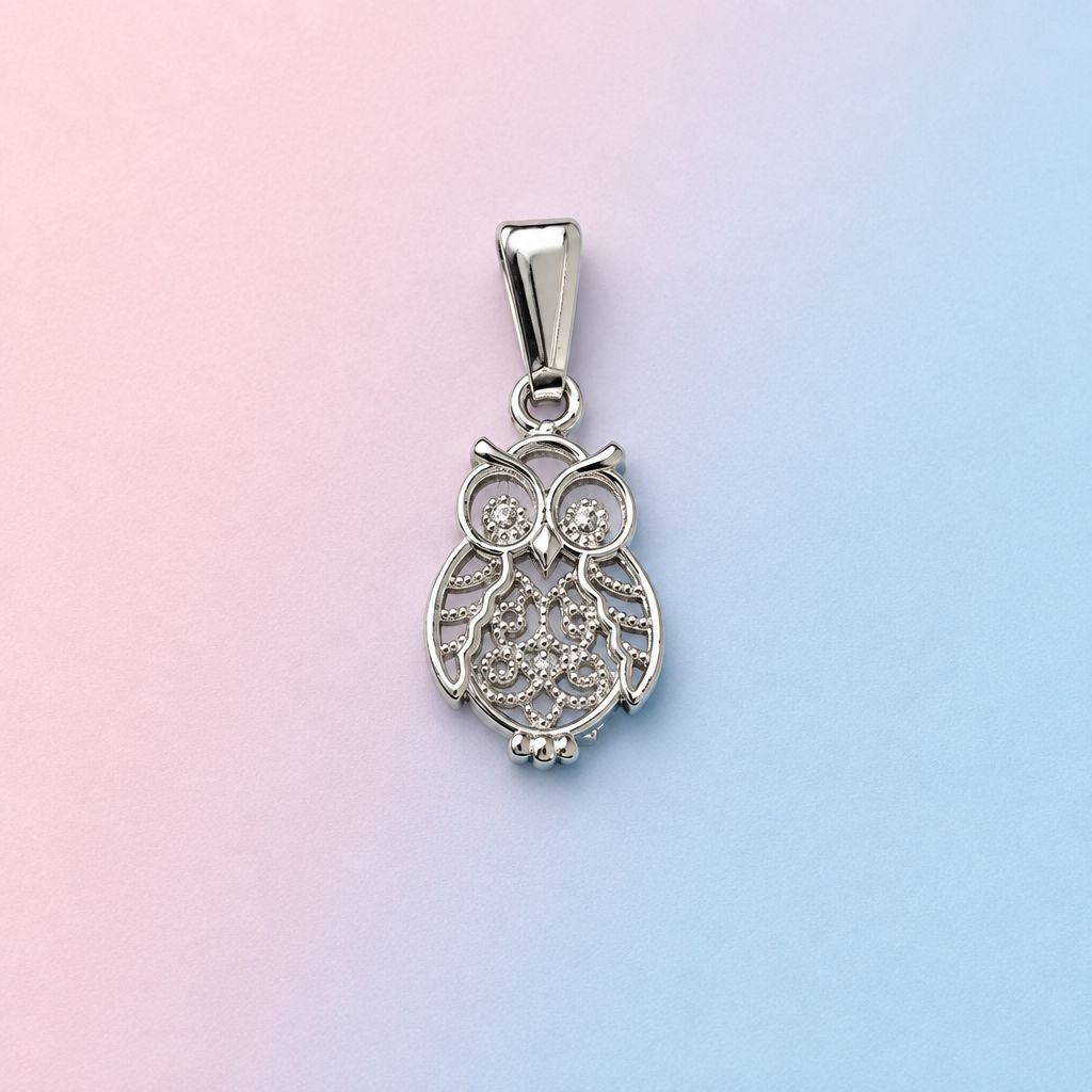 Dije Búho plata 925 Mexicana