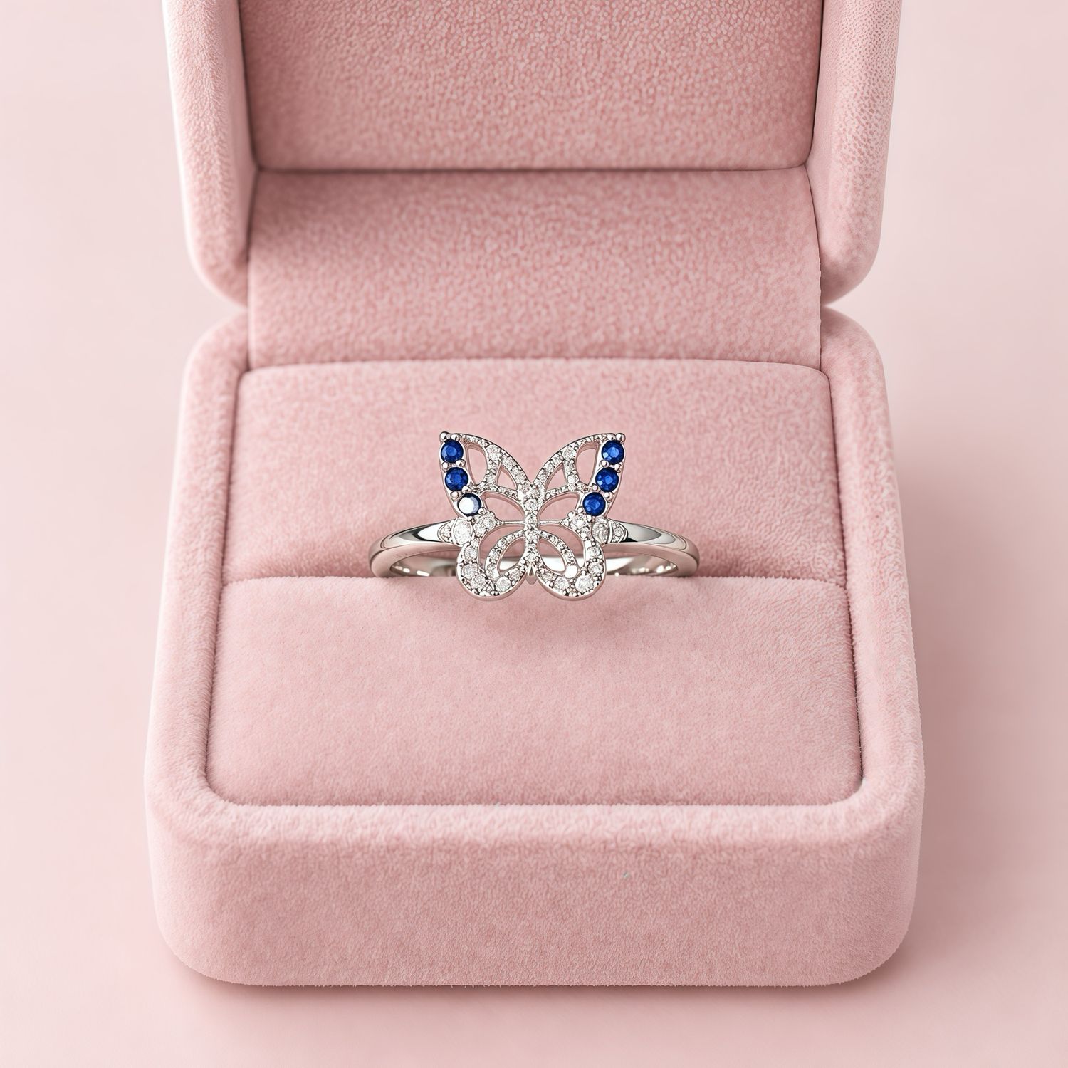 Anillo Fancy Mariposita Plata 925 Mexicana