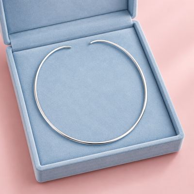 Gargantillas Rigidas u Omegas Plata 925 Mexicana