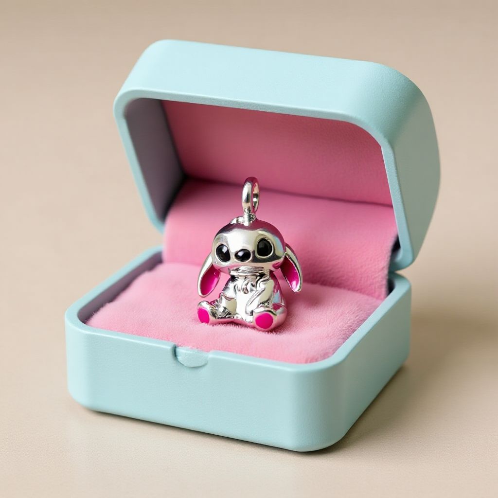 Dije Animalito Rosa Plata 925 Mexicana