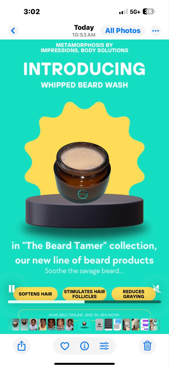 The Beard Tamer Whipped Beard Wash