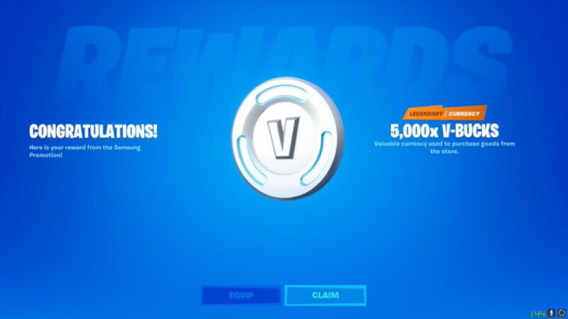 5,000 VBucks Promotional Code (E-Mail Delivery)