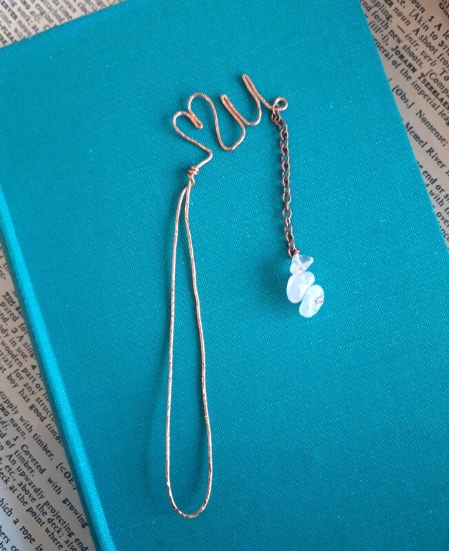 Handmade 💜u Copper Bookmark